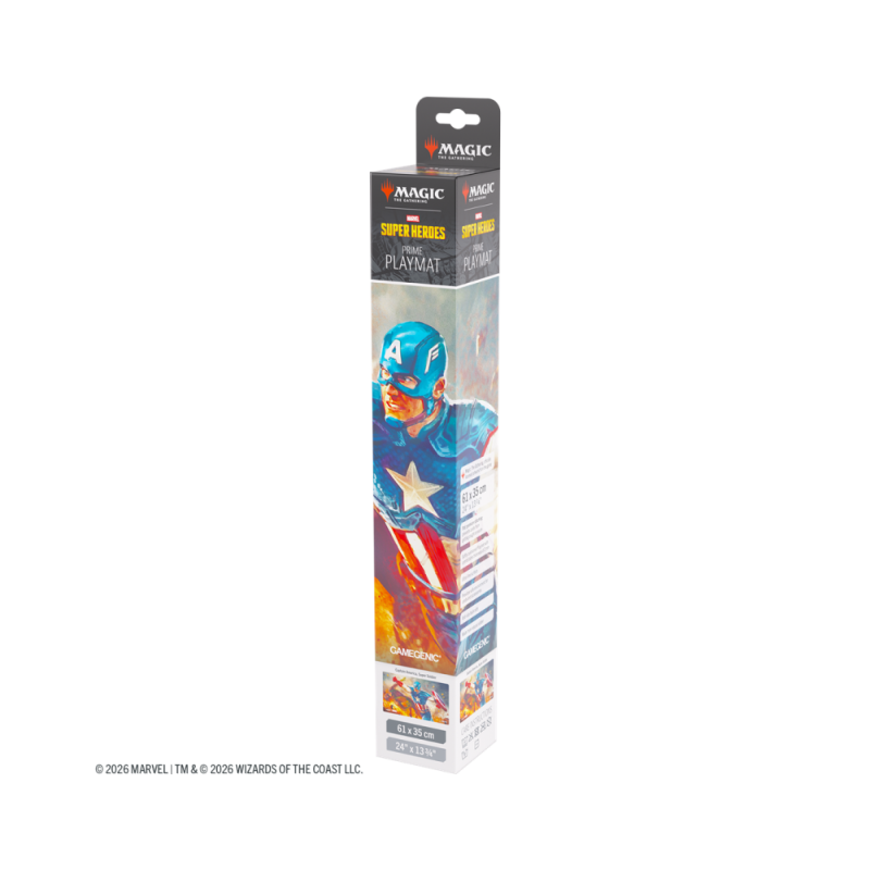 Gamegenic - Magic: The Gathering - Prime Playmat - Captain America, Super Soldier