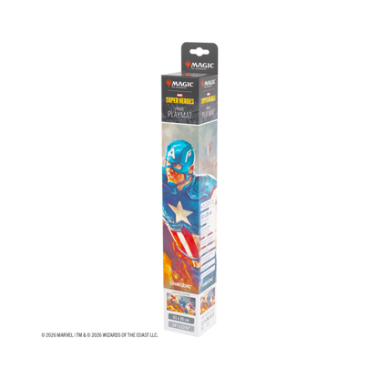 Gamegenic - Magic: The Gathering - Prime Playmat - Captain America, Super Soldier