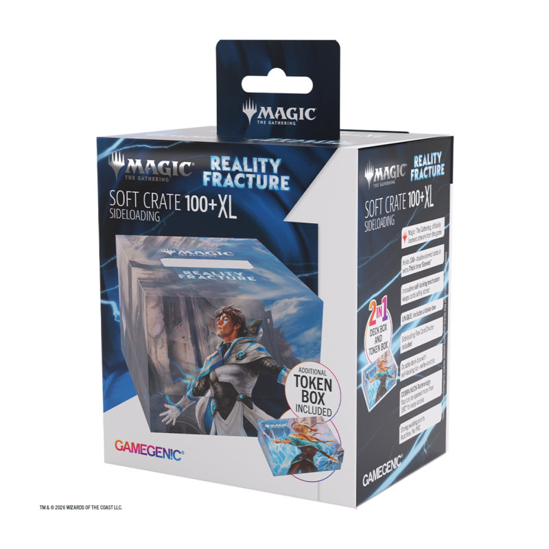 Gamegenic - Magic: The Gathering Reality Fracture - Soft Crate 100+ XL Sideloading - Jace