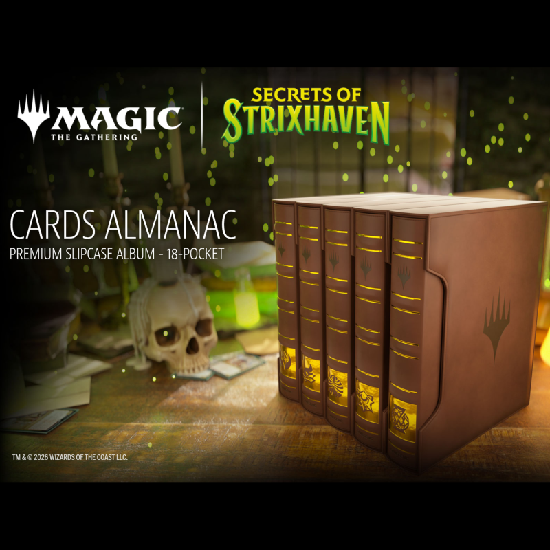 Gamegenic - Magic: The Gathering Secrets of Strixhaven - Cards Almanac Premium Slipcase Album 18-Pocket