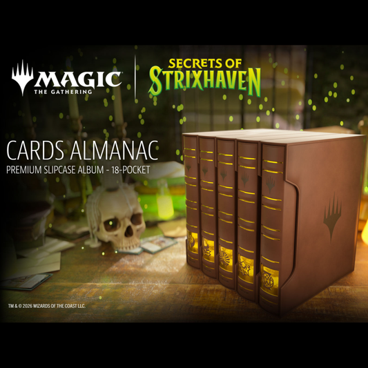 Gamegenic - Magic: The Gathering Secrets of Strixhaven - Cards Almanac Premium Slipcase Album 18-Pocket