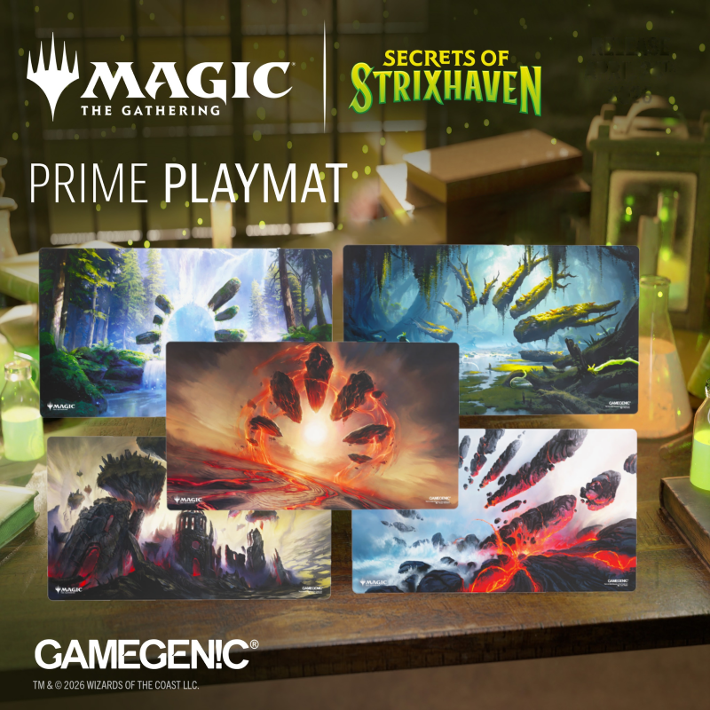 Gamegenic - Magic: The Gathering Secrets of Strixhaven - Prime Playmat - Lands