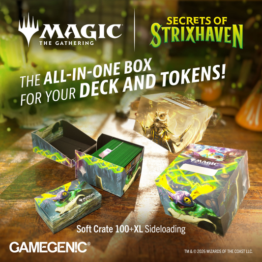 Gamegenic - Magic: The Gathering Secrets of Strixhaven - Soft Crate 100+ XL Sideloading