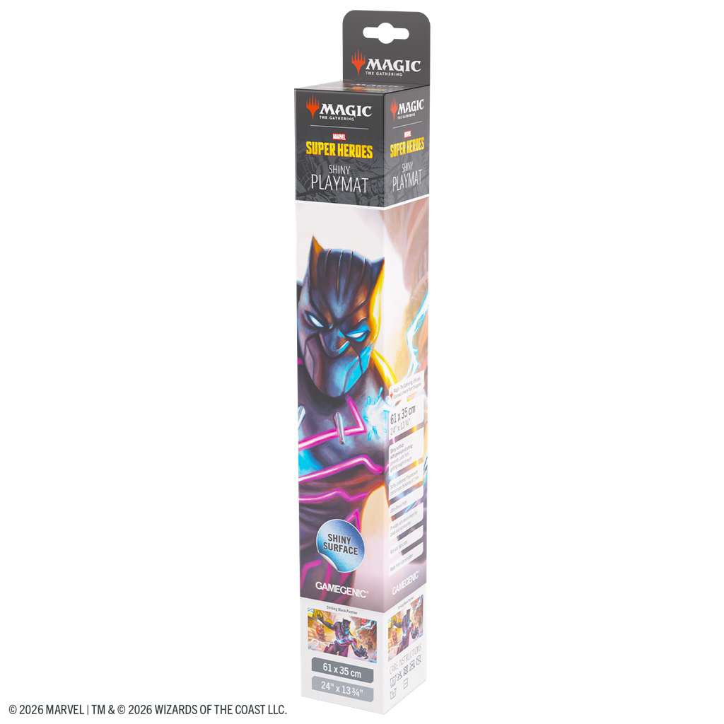 Gamegenic - Magic: The Gathering - Shiny Playmat - Striking Black Panther