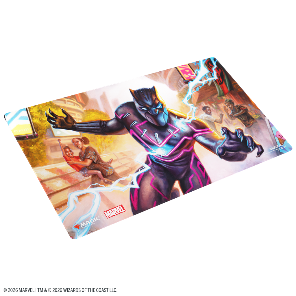 Gamegenic - Magic: The Gathering - Shiny Playmat - Striking Black Panther