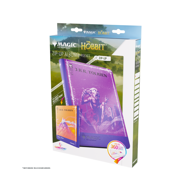 Gamegenic - Magic: The Gathering - Zip-Up Album 18-Pocket - Gollum, Riddle Master/The Lonely Mountain