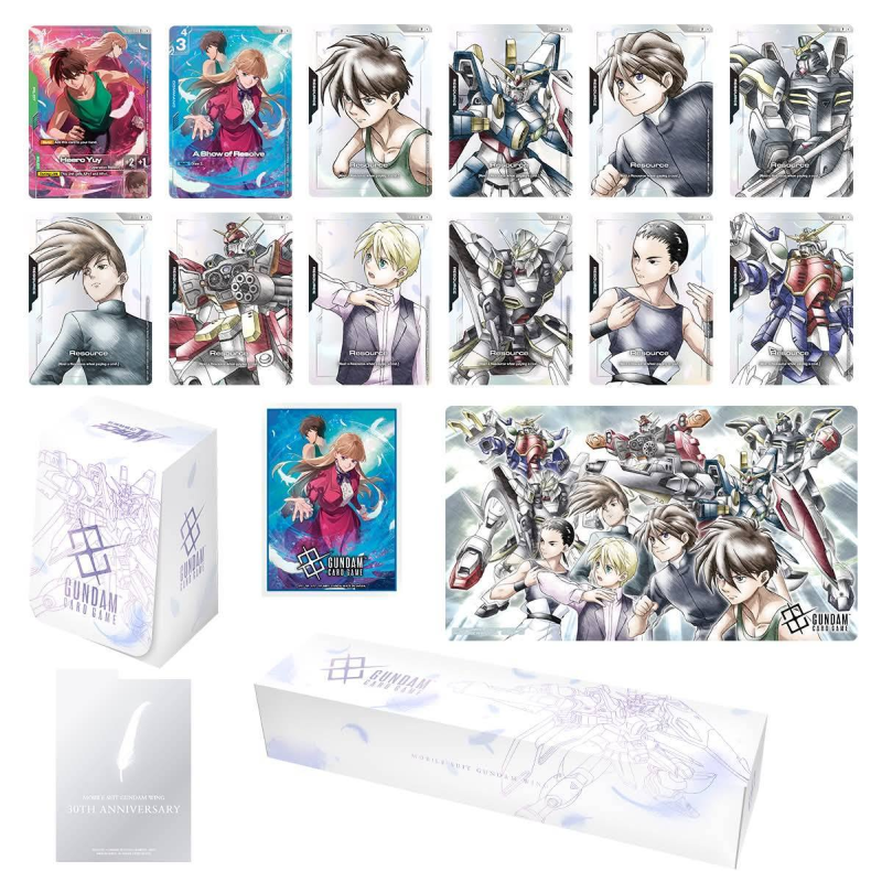 Gundam Card Game - Premium Accessory Set "Mobile Suit Gundam Wing" (PB01)