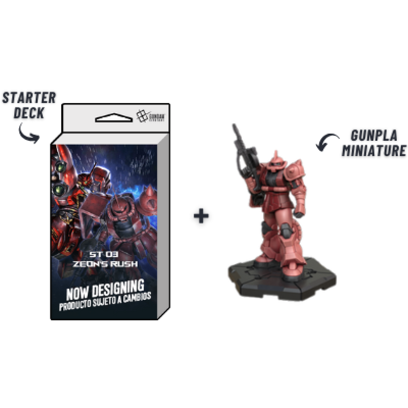 [PREPEDIDO] Gundam Card Game - Assemble Starter Set Zeon’s Rush (ST03A)