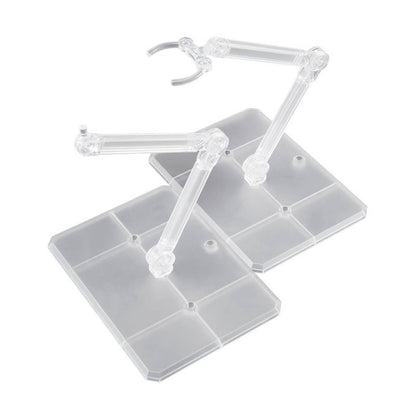 Bandai Action Base 7 Clear with Mobile Suit Gundam GQuuuuuuX Stickers Set