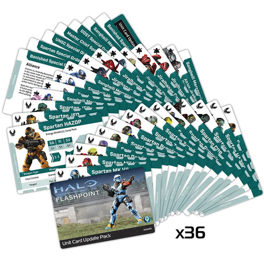 Halo: Flashpoint - Unit Card Update Pack Mantic Games