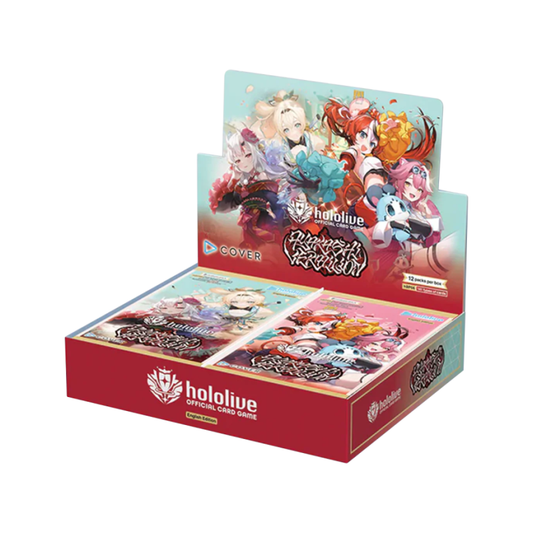 Hololive OFFICIAL CARD GAME - Ayakashi Vermilion Booster Display (Inglés)