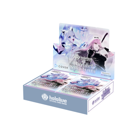 Hololive OFFICIAL CARD GAME - Quintet Spectrum Booster Display (Inglés)