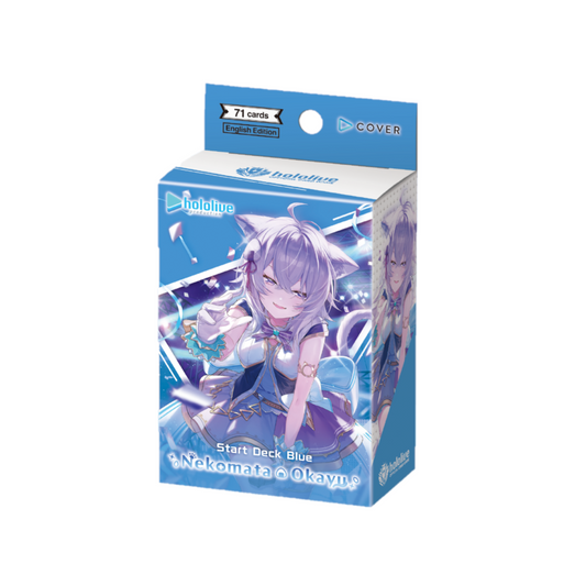 Hololive OFFICIAL CARD GAME - Start Deck Blue "Nekomata Okayu" (HSD03)