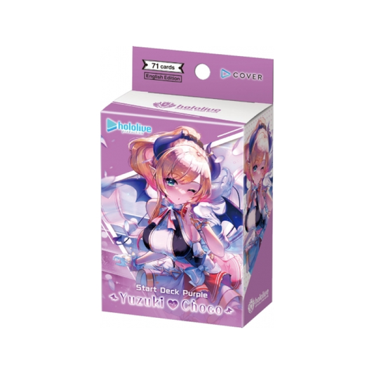 Hololive OFFICIAL CARD GAME - Start Deck Purple "Yuzuki Choco" (HSD04)