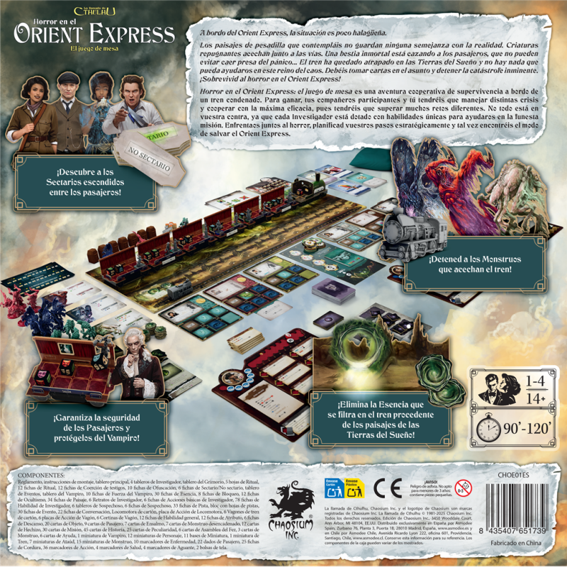 [PREPEDIDO] Horror en el Orient Express: El juego de mesa