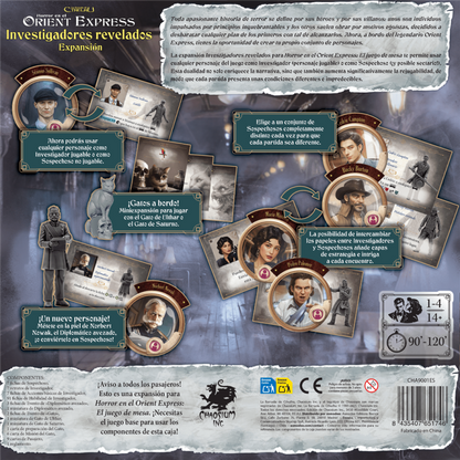 [PREPEDIDO] Horror en el Orient Express - Investigadores revelados