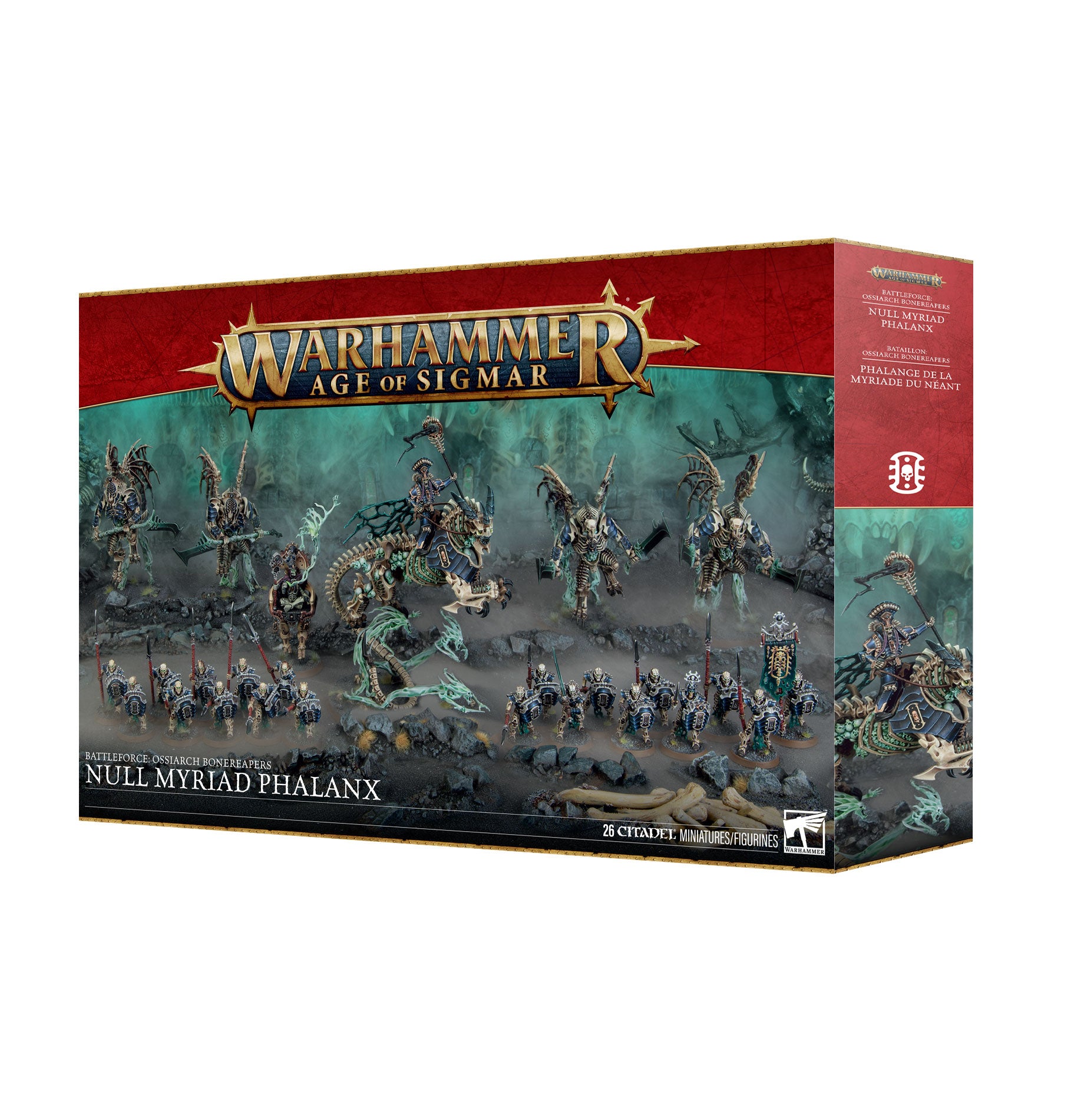 Ossiarch Bonereapers: Null Myriad Phalanx Battleforce Age of Sigmar, Falange de la Miriada Nula, Osiarcas