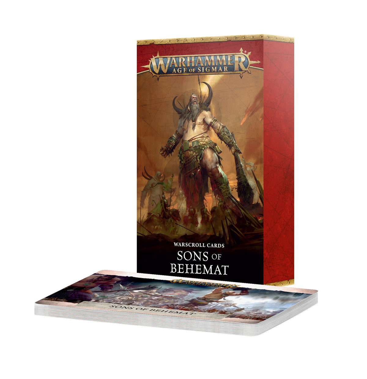 Warscroll Cards: Sons Of Behemat (Eng) Sons of Behemat: Warscroll Cards (english)