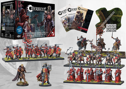 [PREPEDIDO] Hundred Kingdoms: Conquest Supercharged 1 Player Starter Set 2025