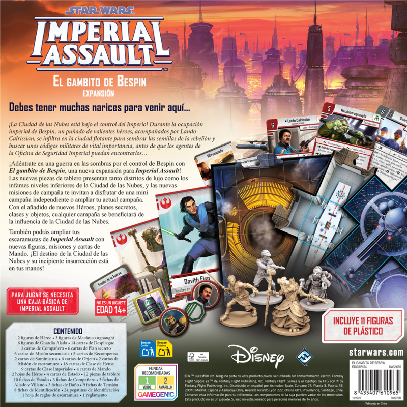 [PREPEDIDO] Star Wars: Imperial Assault - El Gambito de Bespin