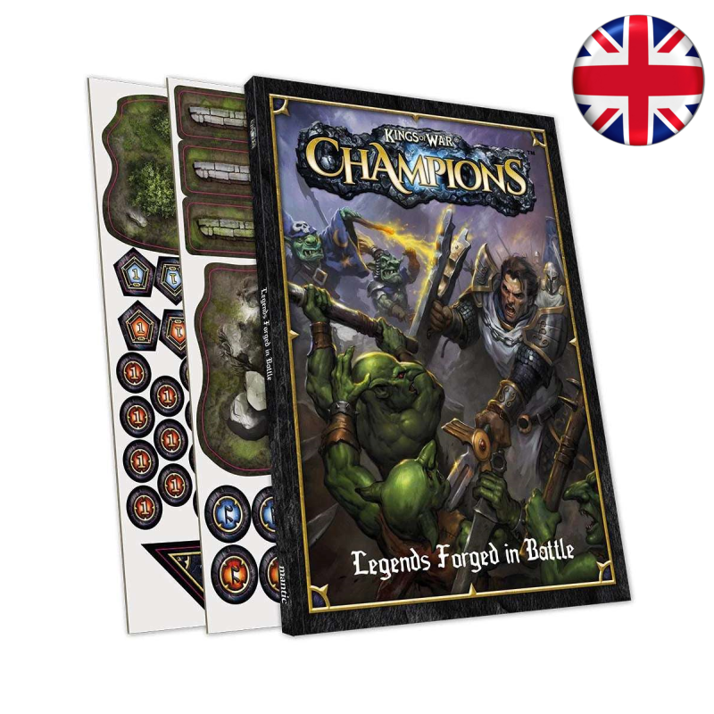 KoW: Champions Rulebook & Tokens (Inglés)
