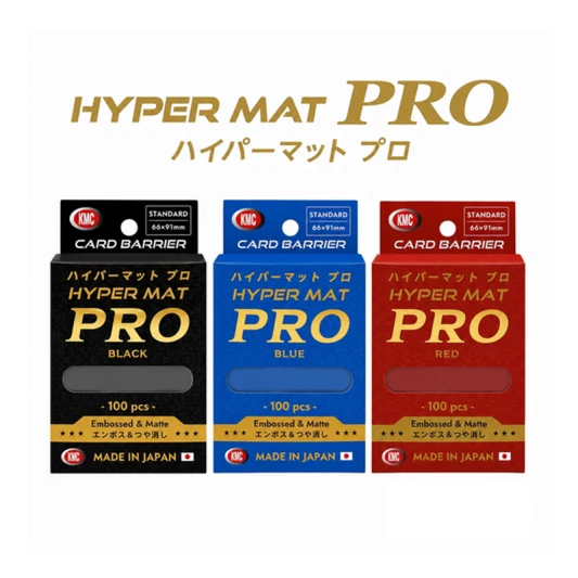 KMC Standard Sleeves - Hyper MAT PRO (100 Sleeves)
