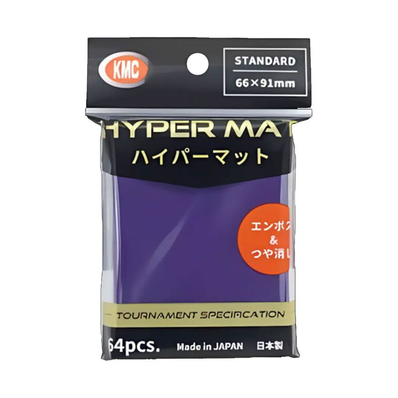 KMC Standard Sleeves - Hyper MAT (64 Sleeves)