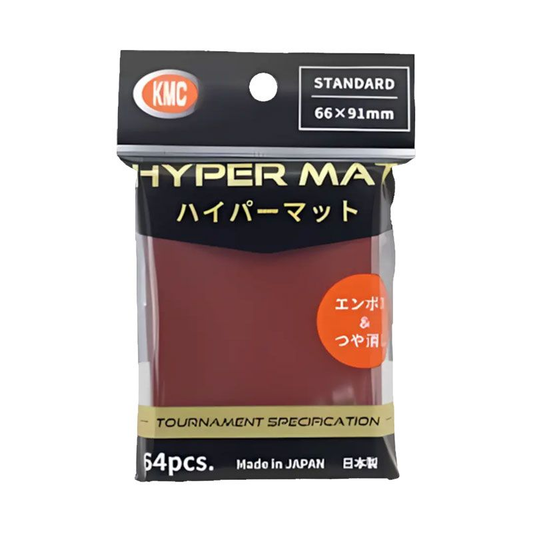 KMC Standard Sleeves - Hyper MAT (64 Sleeves)