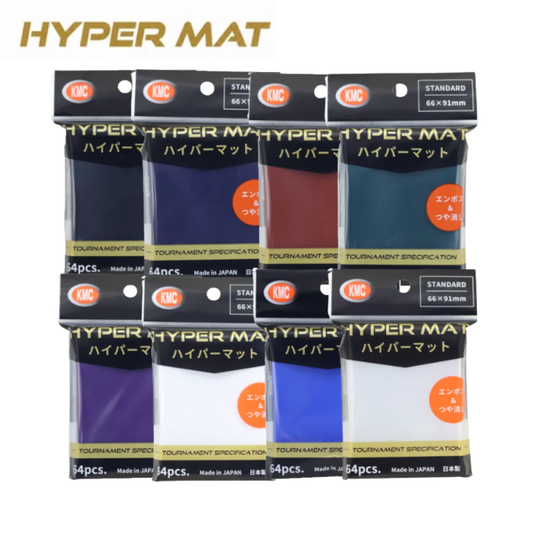 KMC Standard Sleeves - Hyper MAT (64 Sleeves)