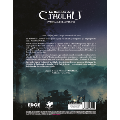 La llamada de Cthulhu - Pantalla del Guardián