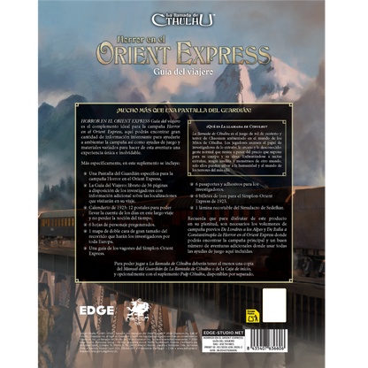 [PREPEDIDO] La llamada de Cthulhu - Horror en el Orient Express - Guía del viajero