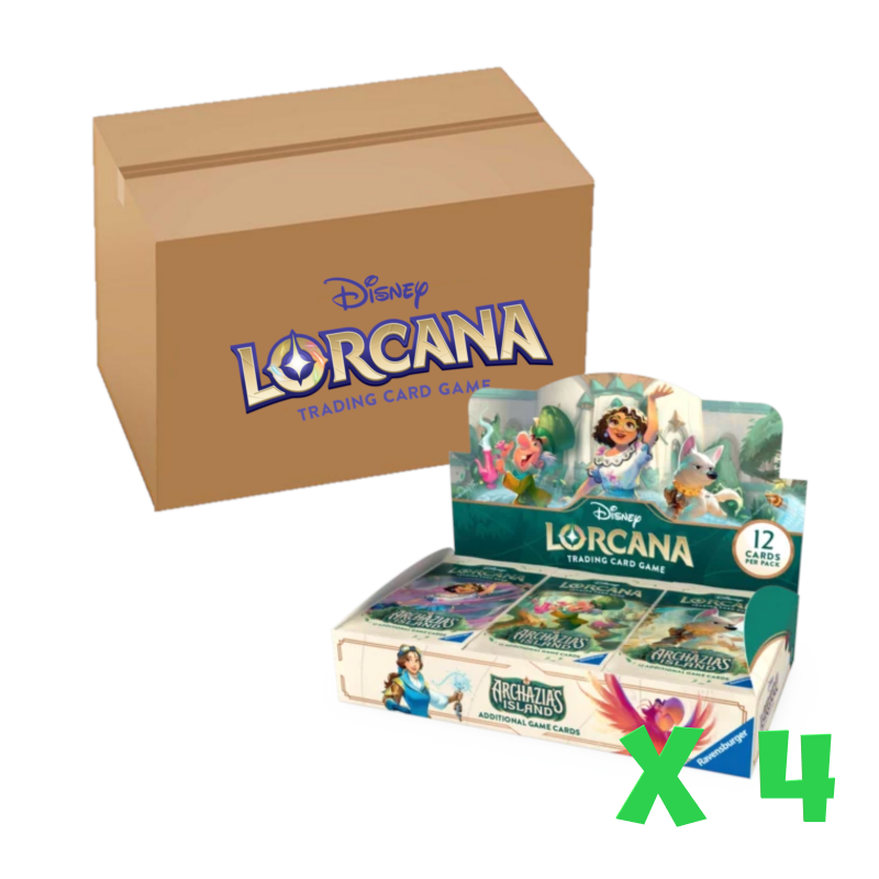 [PREPEDIDO] Disney Lorcana - Archazia’s Island - Case completa (4 cajas de sobres)