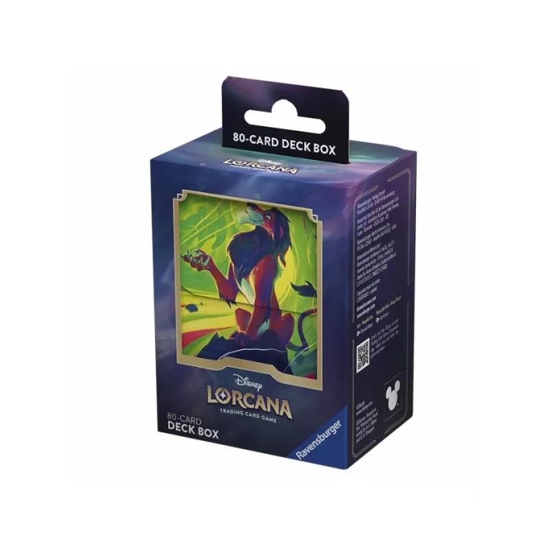 Disney Lorcana - Azurite Sea - Scar Vengeful Lion Deck Box