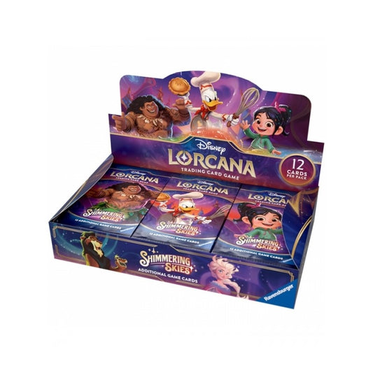 [PREPEDIDO] Disney Lorcana - Shimmering Skies - Caja de sobres (24 packs) (Inglés)