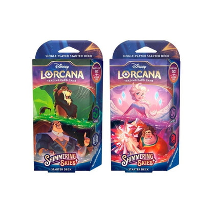 Disney Lorcana - Shimmering Skies - Mazos de Inicio (Inglés)