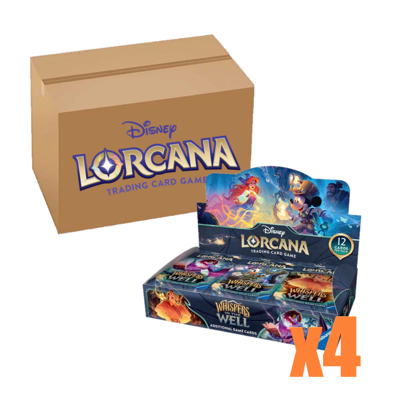 Disney Lorcana - Whispers in the Well - Complete Case (4 cajas de sobres)