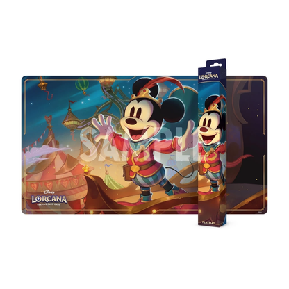 Disney Lorcana - Whispers in the Well - Mickey Mouse, Brave Little Prince playmat