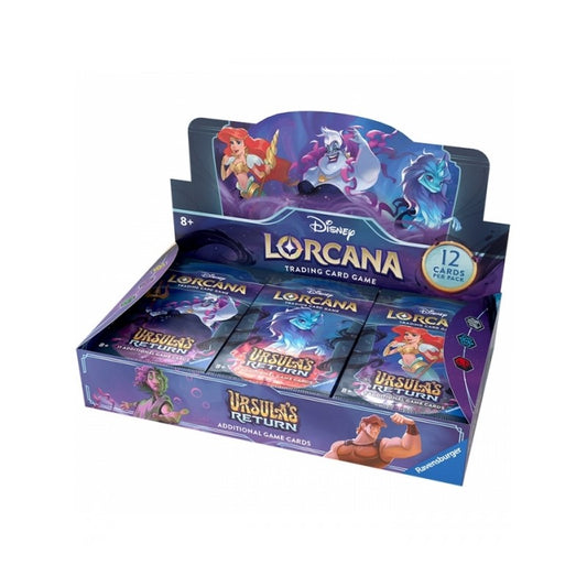 Disney Lorcana - Ursula's Return - Caja de sobres (24 packs) (Inglés)