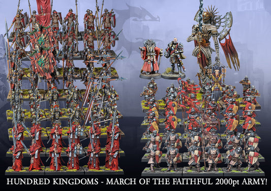 [PREPEDIDO] Hundred Kingdoms March of the Faithful 2000pt Army