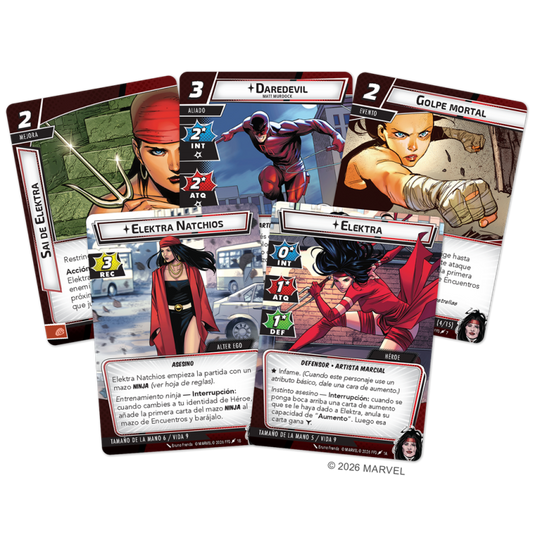 [PREPEDIDO] Marvel Champions: Elektra - Pack de Héroe
