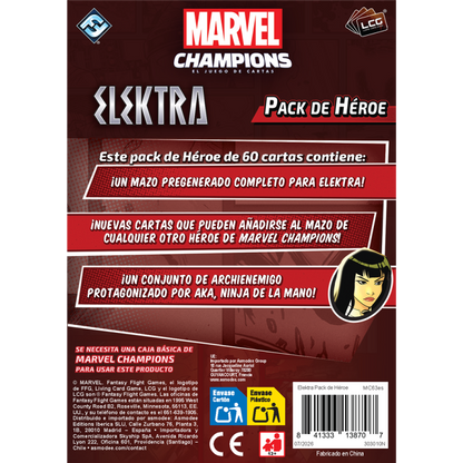 [PREPEDIDO] Marvel Champions: Elektra - Pack de Héroe