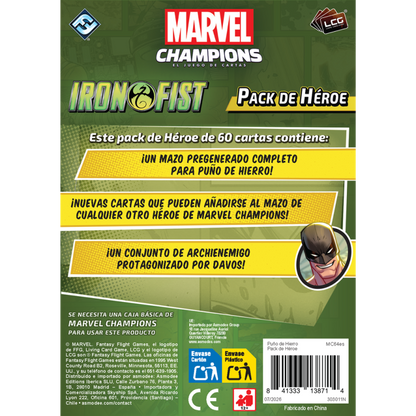 [PREPEDIDO] Marvel Champions: Iron Fist - Pack de Héroe