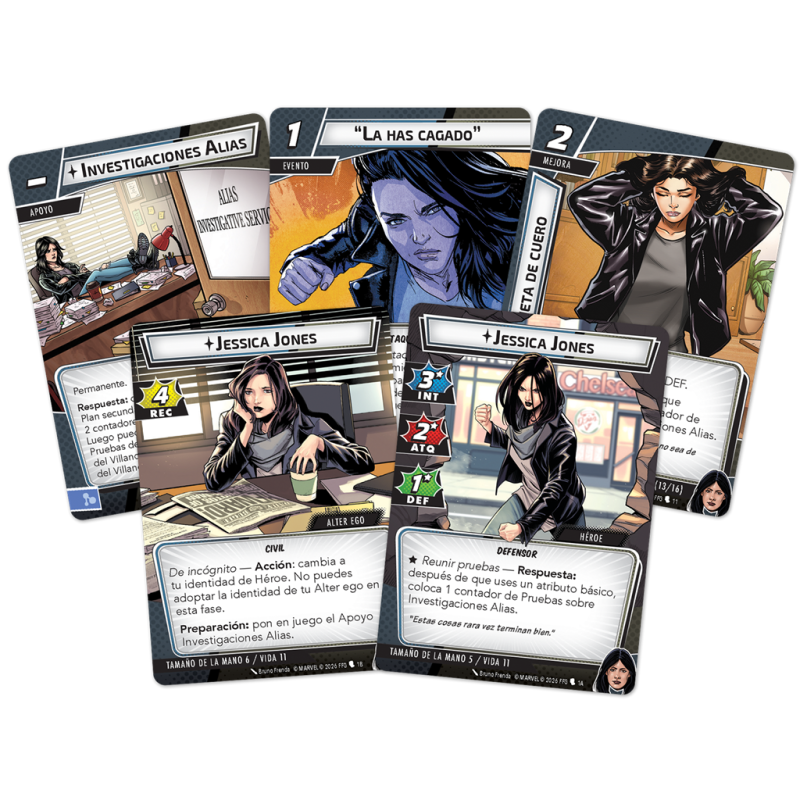 [PREPEDIDO] Marvel Champions: Jessica Jones - Pack de Héroe
