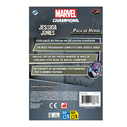 [PREPEDIDO] Marvel Champions: Jessica Jones - Pack de Héroe