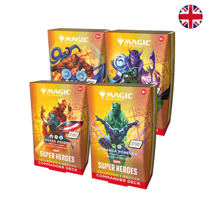 [PREPEDIDO] Marvel Super Heroes - Mazos de Commander Edición Coleccionista (Inglés)