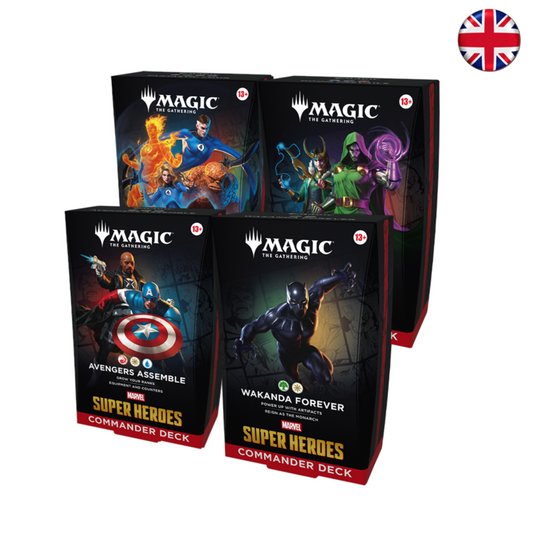 [PREPEDIDO] Marvel Super Heroes - Set completo de Mazos de Commander (Inglés)