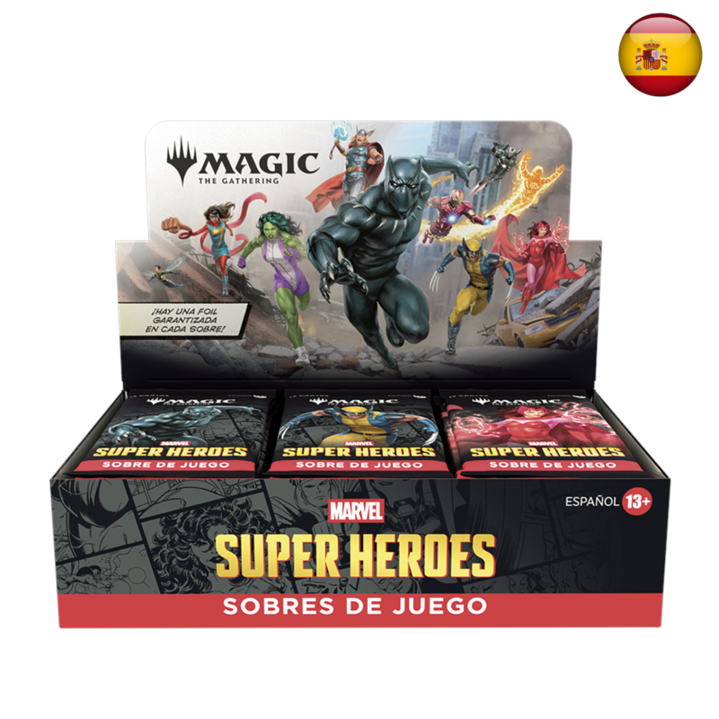 [PREPEDIDO] Marvel Super Heroes - Caja de sobres de juego (Español)