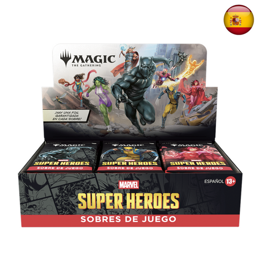 [PREPEDIDO] Marvel Super Heroes - Caja de sobres de juego (Español)