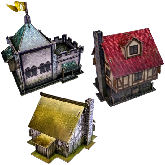 TerrainCrate: Village Buildings Pack Escenografía Mantic Games