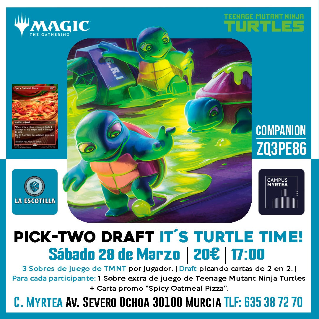 [EVENTO] Magic presents: It´s Turtle Time!